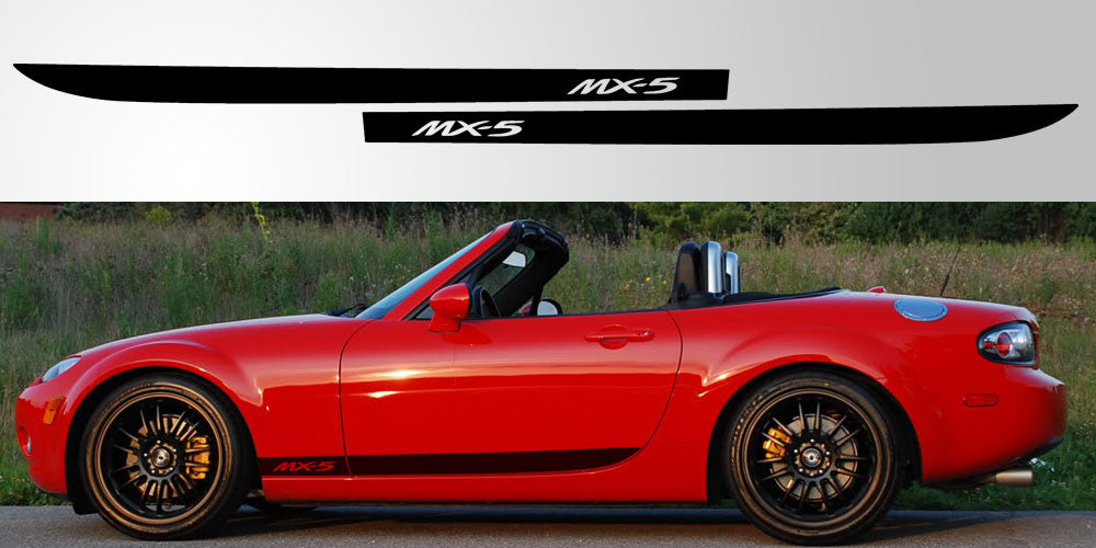 Mazda Miata MX-5 NC Stripe Decal Graphic – Stripe Garage