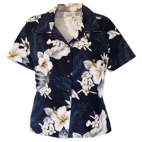 Women's Hawaiian Floral Blouses – PapayaSun