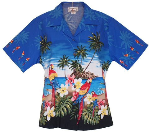 Women's Hawaiian Floral Blouses – PapayaSun