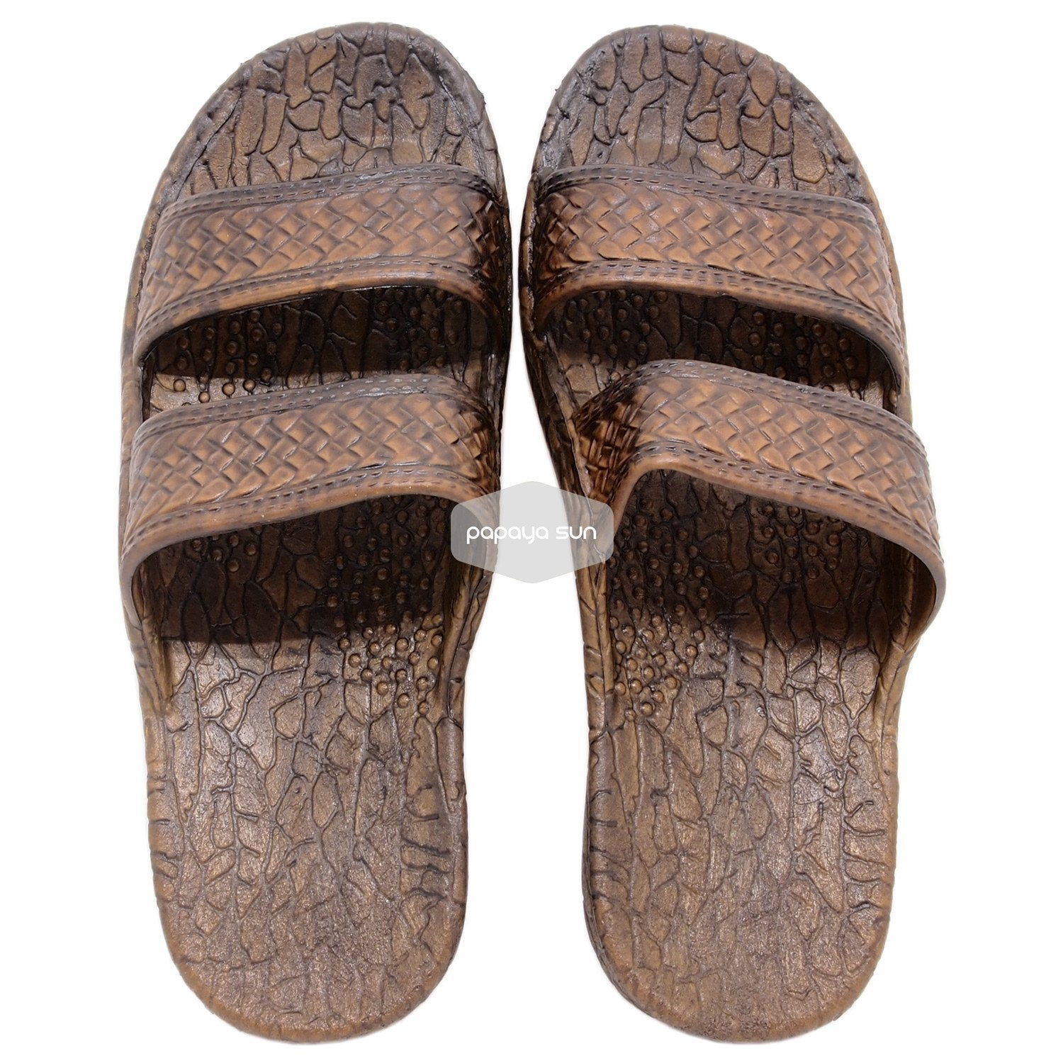 Classic Dark Brown “Hawaiian Jandals” Pali Hawaii Jesus Sandals – PapayaSun