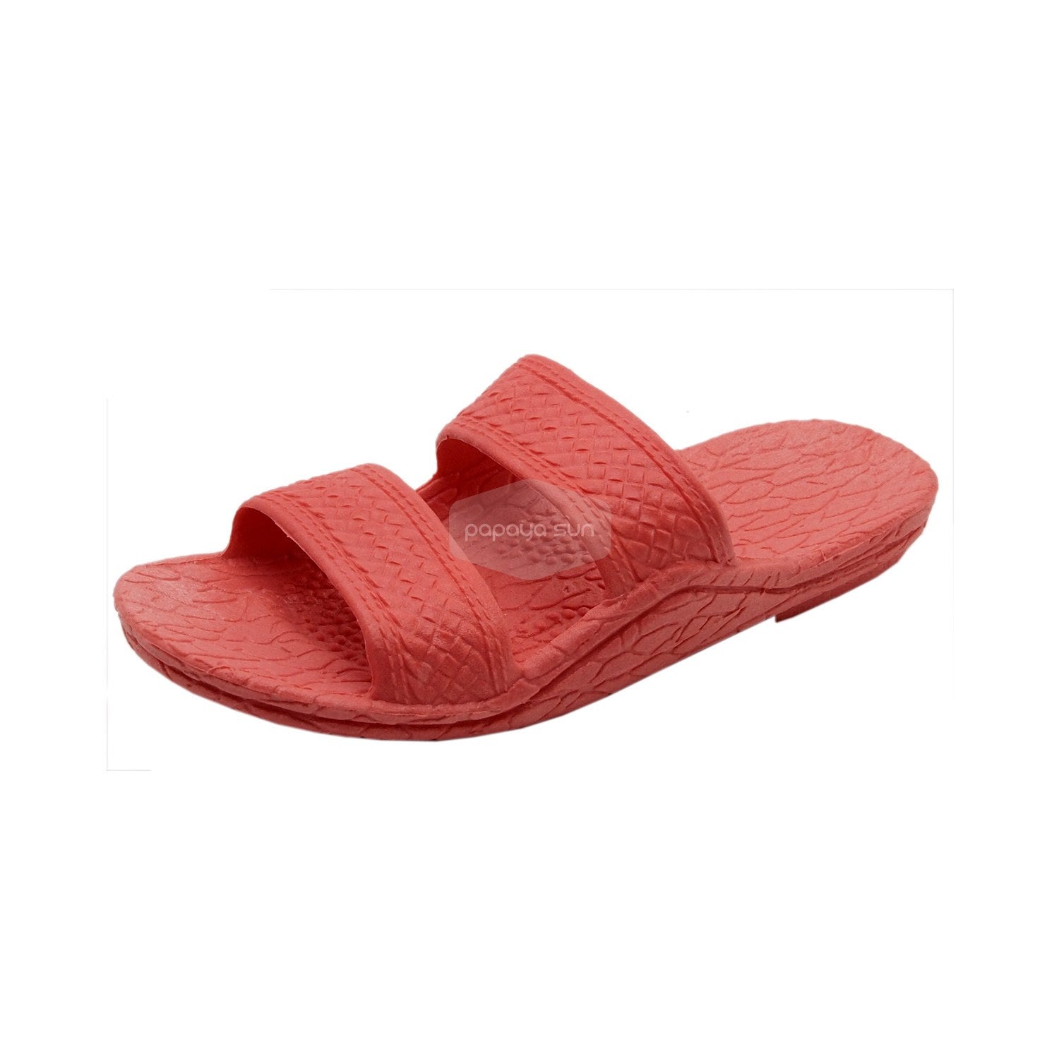 red jesus sandals