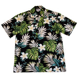 Amazon Black Cotton Aloha Sport Hawaiian Print Shirt – PapayaSun