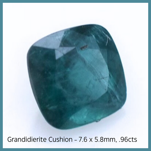 Grandidierite Cushion