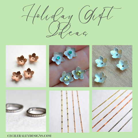 Holiday Gift Ideas - Huggies, chains, earring jackets