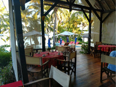 Our dining area in the Vanila Hotel