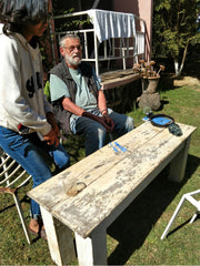 Gem buying in Antisirabe, Madagascar