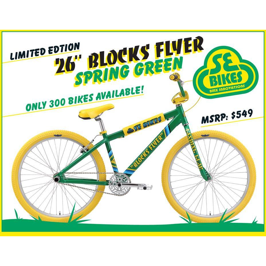 yellow and blue blocks flyer