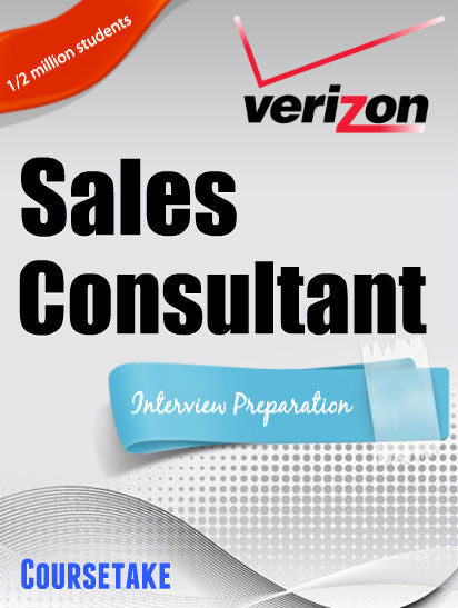 Verizon Retail Sales Consultant Interview Preparation Course (with Wor