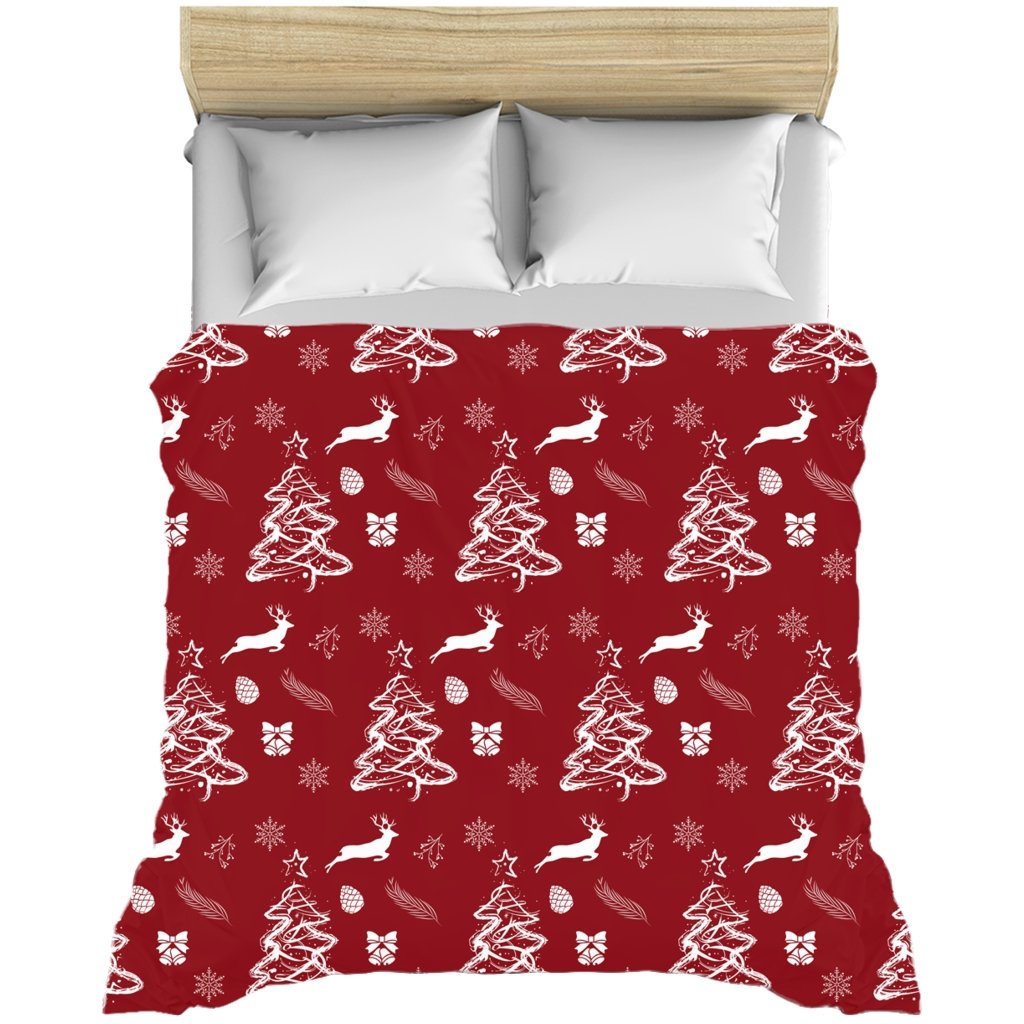 Merry Christmas Red Duvet Covers