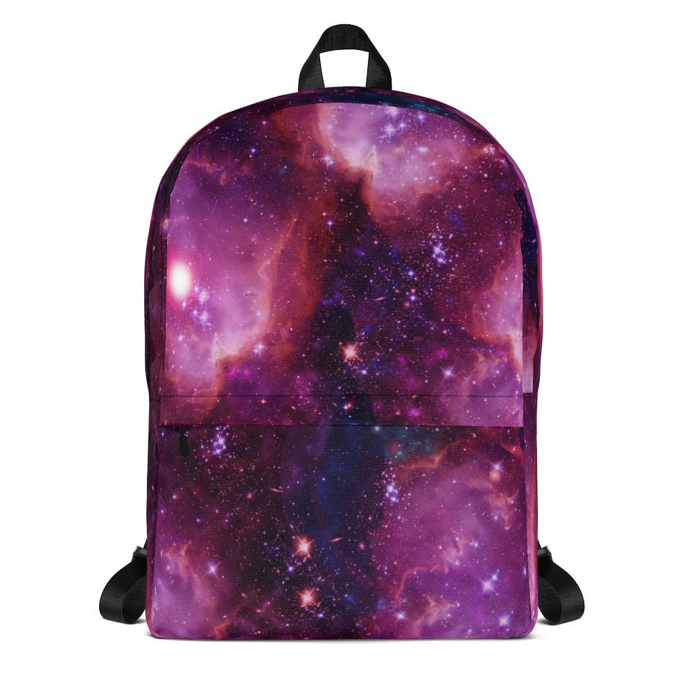 pink galaxy backpack