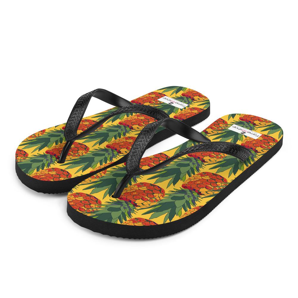 pineapple flipflops