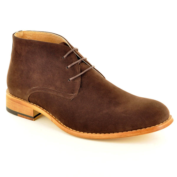 CHUKKA BOOTS IN BROWN SUEDE – My Perfect Pair Ltd