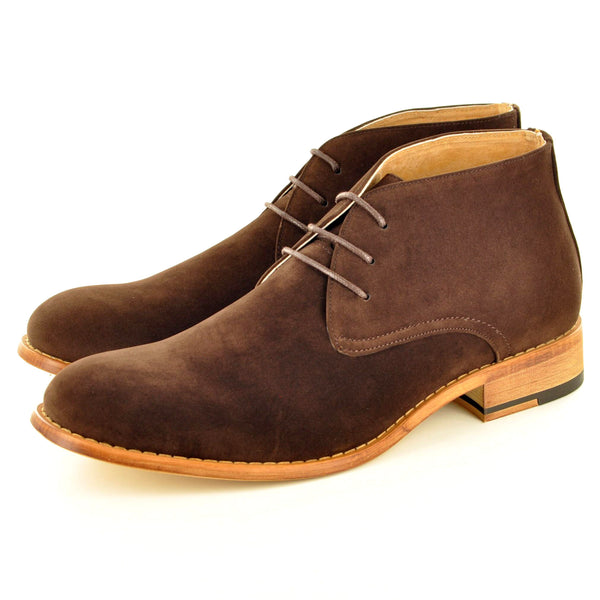 CHUKKA BOOTS IN BROWN SUEDE – My Perfect Pair Ltd