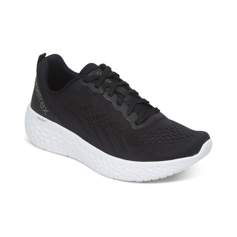 Danika Arch Support Sneaker - Black Aetrex