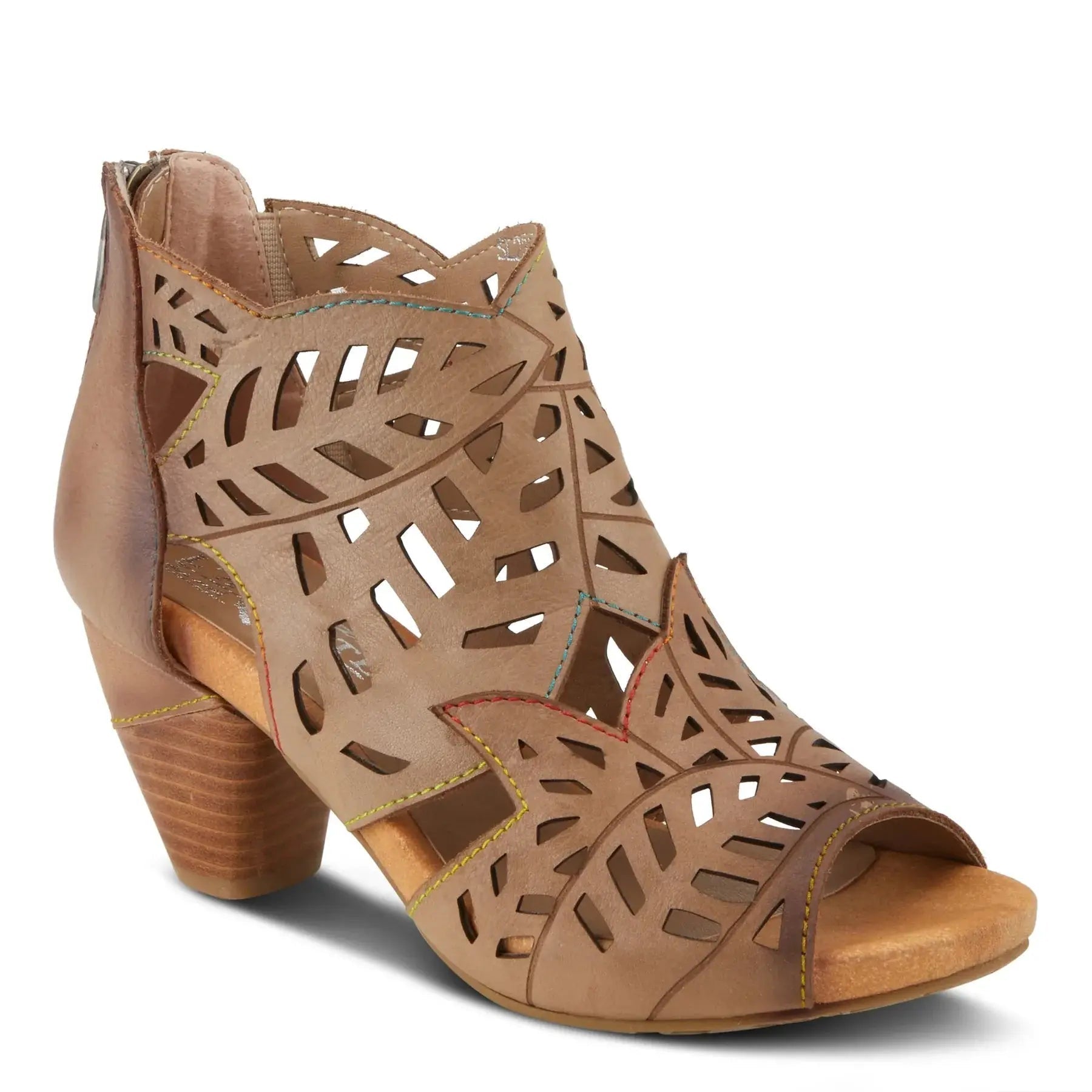 L'ARTISTE ICON SANDALS - TAN LEATHER Spring Step