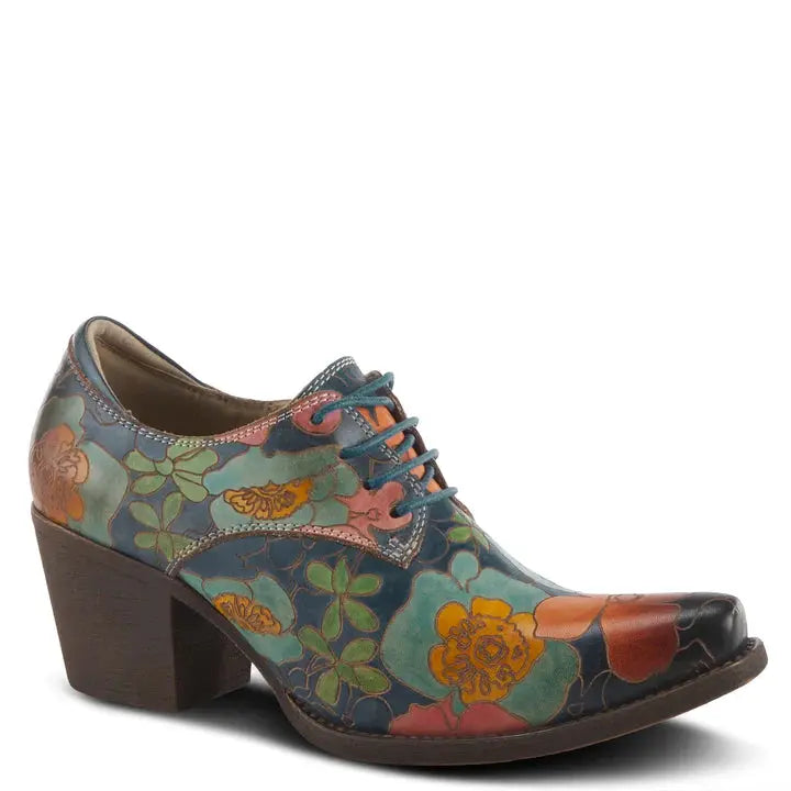 L'ARTISTE ROCKINLORNA WESTERN SHOOTIE - BLUE MULTI Spring Step