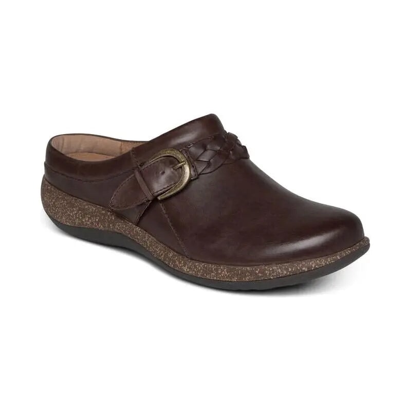 Libby Comfort Clog - Brown Aetrex