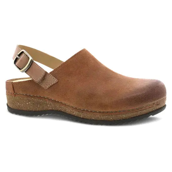 Merrin - Tan Burnished Suede Dansko