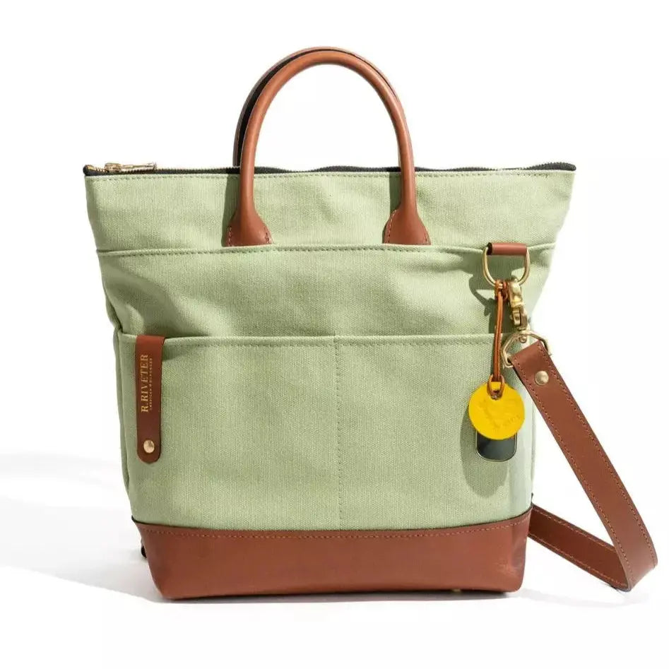 Otto Canvas Green Liberty & Tan Leather R.Riveter