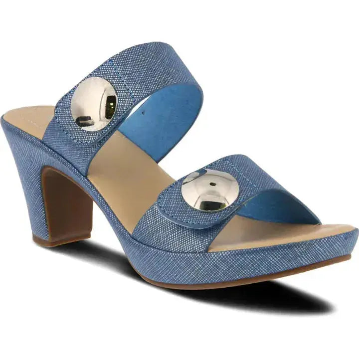 PATRIZIA SLIDADE SANDAL - Blue Spring Step