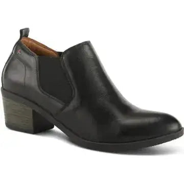 PHAEDRA SHOOTIE - BLACK LEATHER Spring Step