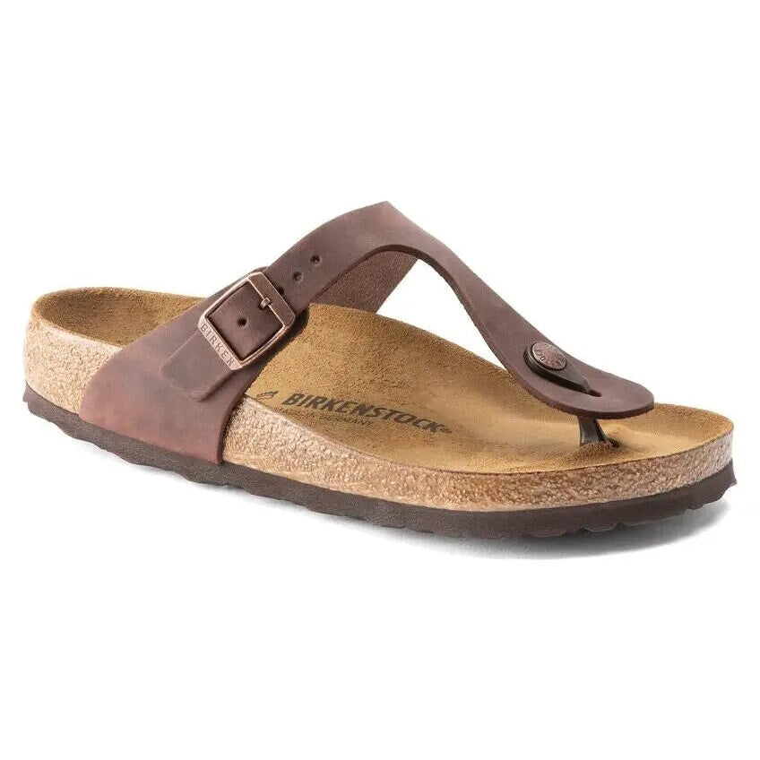 Regular Gizeh - Habana Oiled Leather Birkenstock