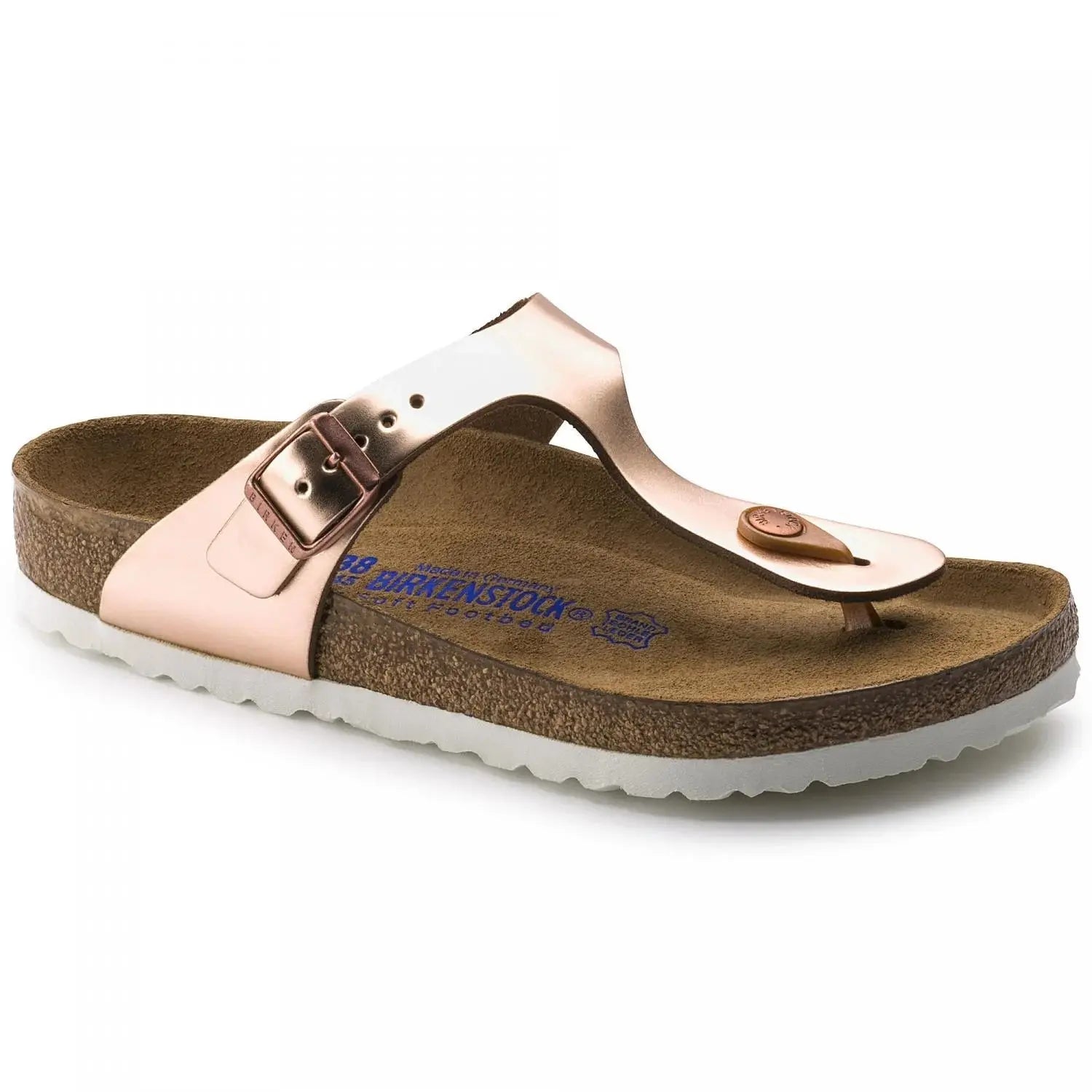 Regular Gizeh - Metallic Copper Birkenstock