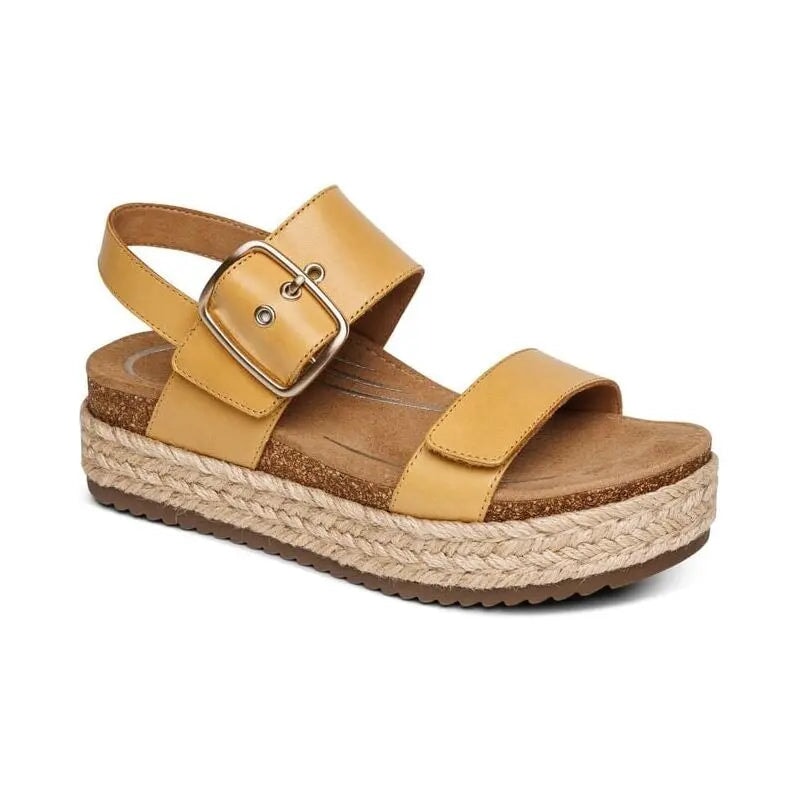 Vania SANDALS- Yellow Aetrex