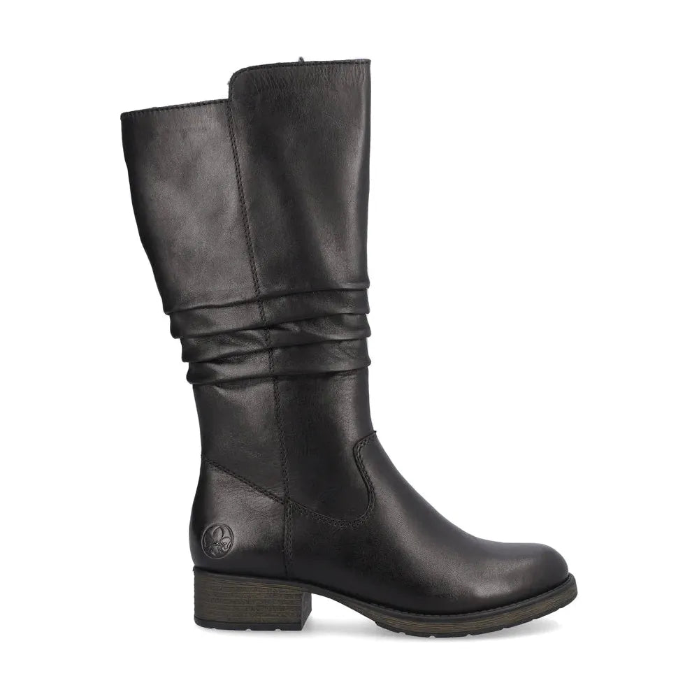 Z9563-00 FAITH TALL BOOT - BLACK Rieker