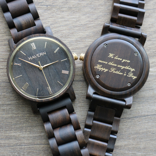 The Curtis Gold | Wooden Watch