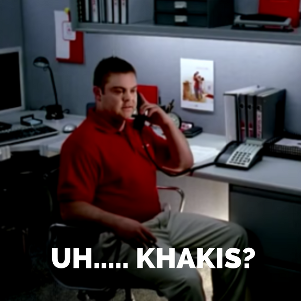 Jake From State Farm Uh...Khakis Meme