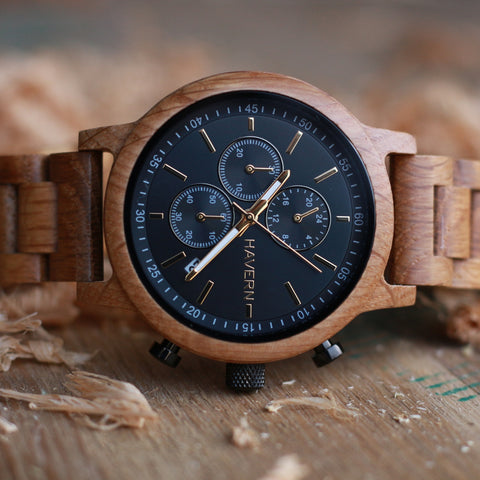 The Orion White Oak Wooden Watch For Him