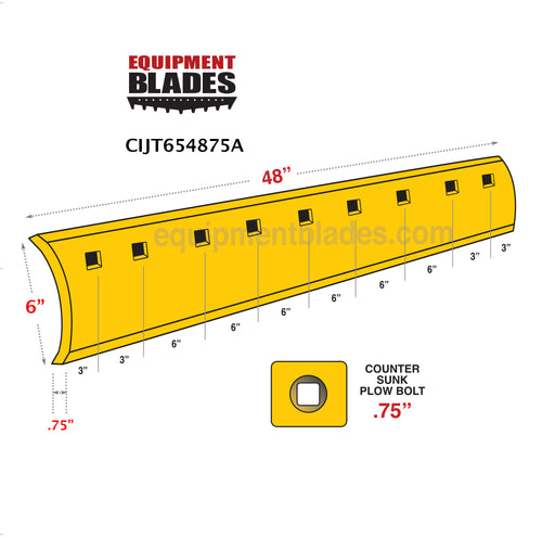 underbody single insert carbide 4' CIJT654875A