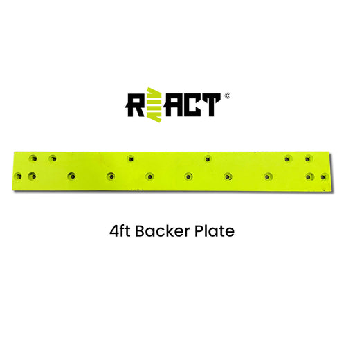 React 4ft Backer Plate