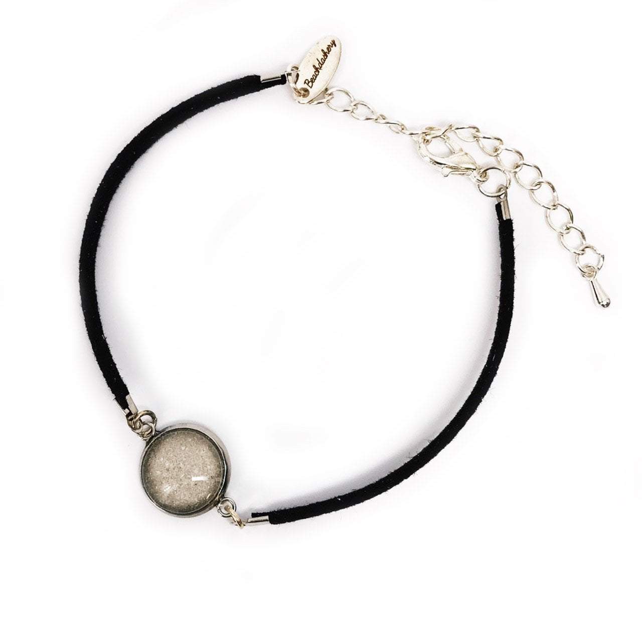 Nashville: Black & White Nautical Rope Bracelet with Shackle - Maggie &  Milly