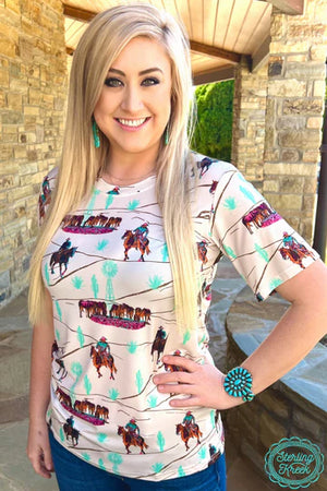 Big Ranchin Top - Ropes and Rhinestones