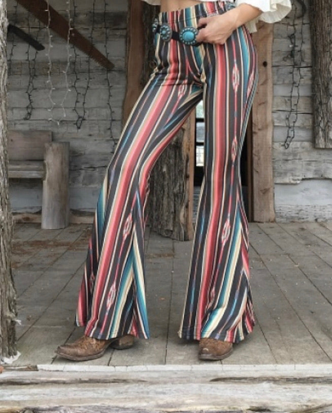 serape bell bottom pants