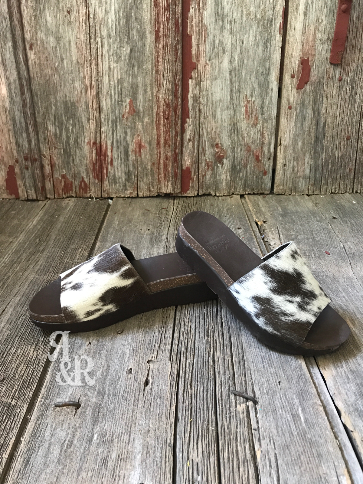 cowhide wedges