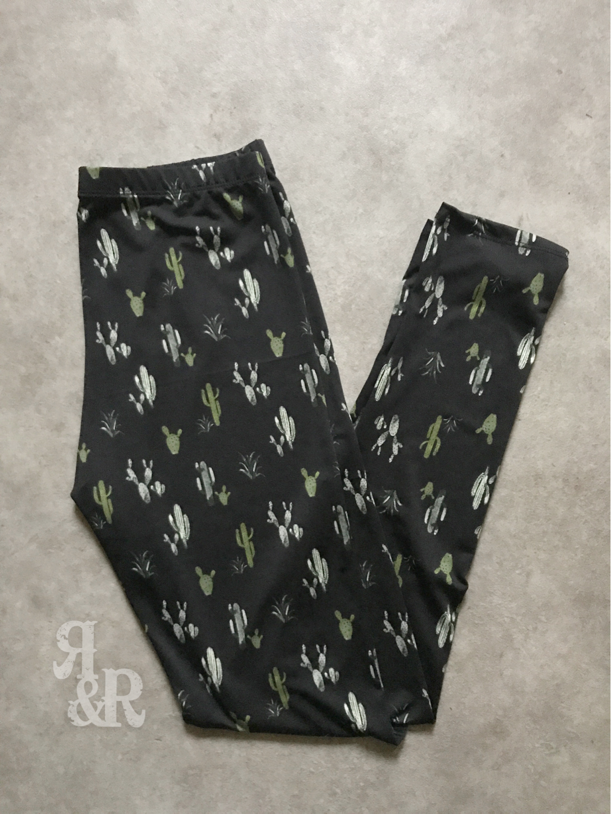 western print leggings