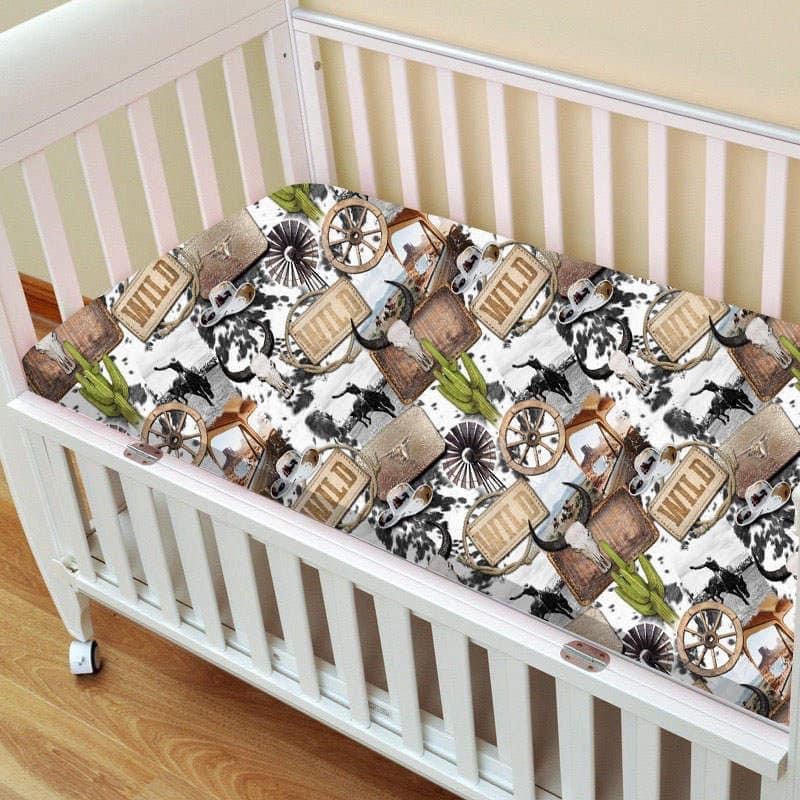 Wild West Crib/Toddler Fitted Sheet