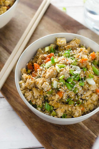 vegan cauliflower fried rice recipe