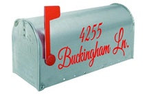 Fancy Mailbox Decals