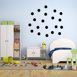 Diy Polka Dot Wall Decals Polka Dot Wall Stickers Vwaq Com