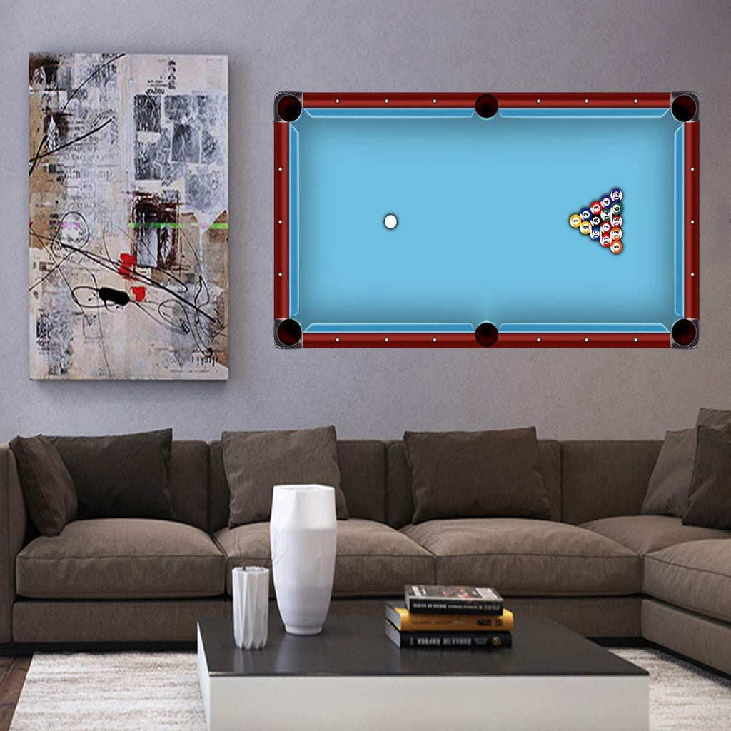 Vwaq Billiards Wall Decal Pool Table Vinyl Sticker Decoration Hol4