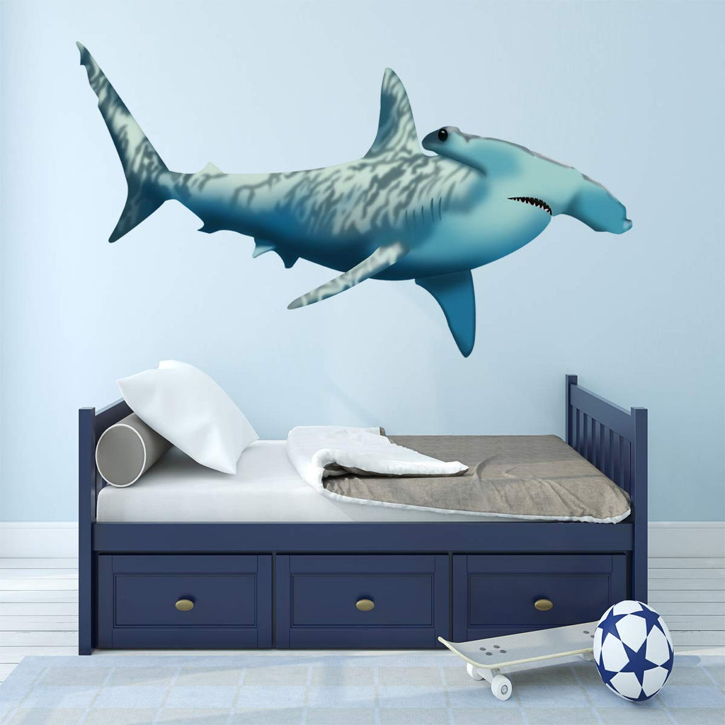 Giant Hammerhead Shark Decal Shark Wall Art Vwaq