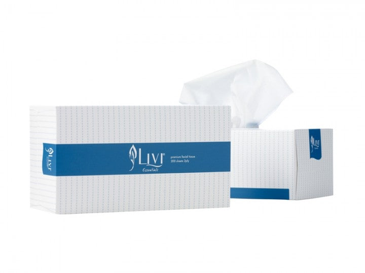 Livi Essentials facial tissue – 1302 - UMI Supplies