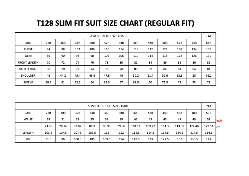 boulvandre mens suit sizing chart