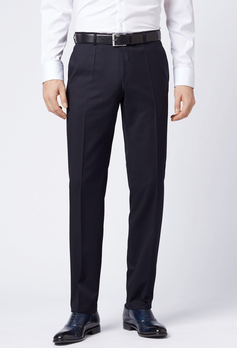 Hugo Boss classic fit lenon trouser in 