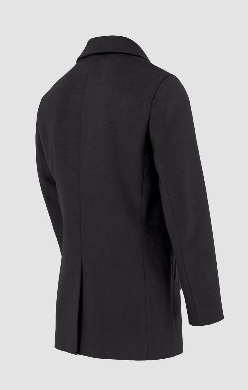 Shop Mens Coats Online Daniel Hechter Carvell Mens Coat in Black Wool