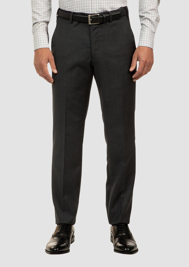 Charles Tyrwhitt Natural Stretch Twill Suit Trousers Charcoal at John  Lewis  Partners